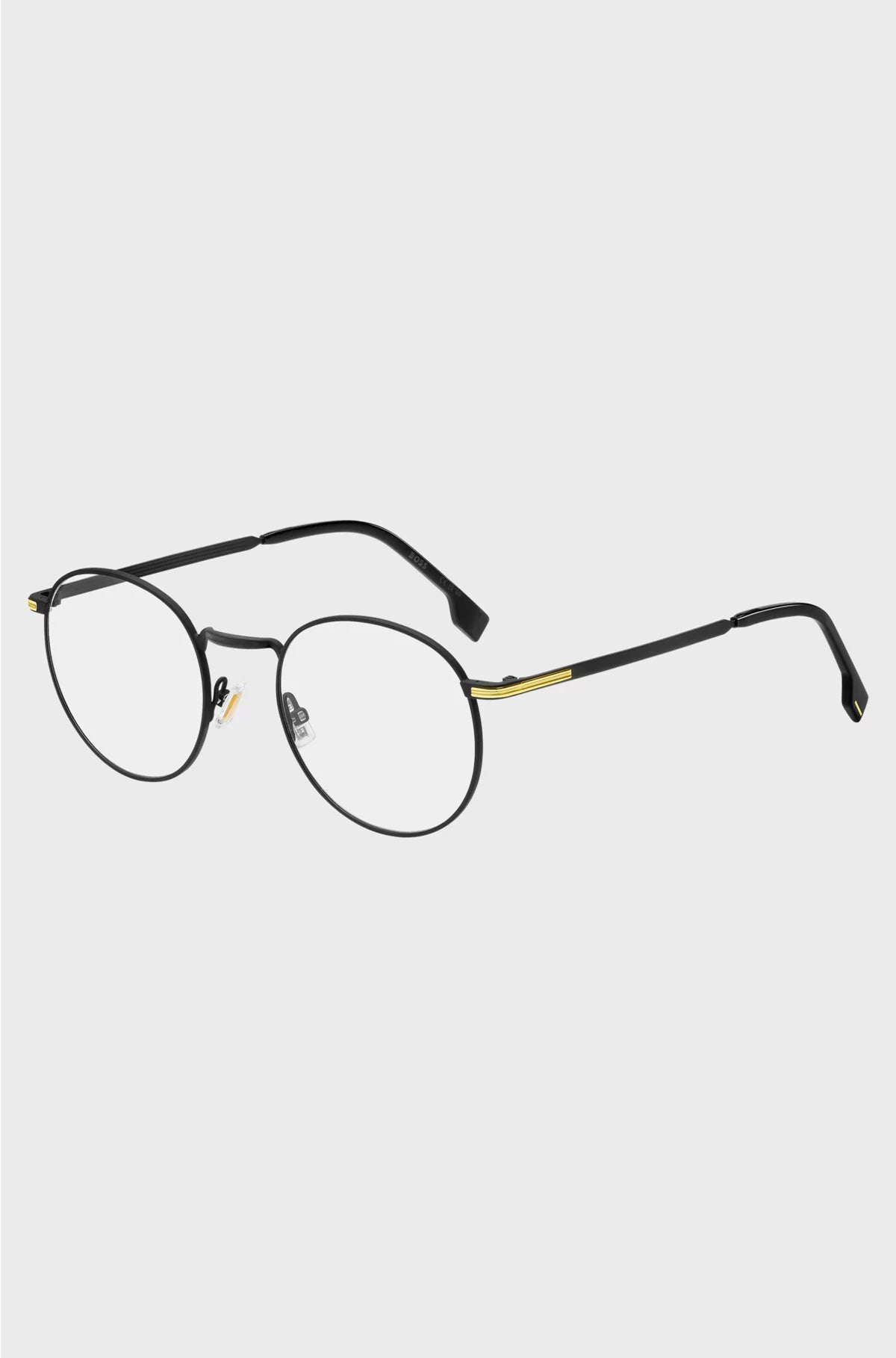 BLACK-STEEL OPTICAL FRAMES WITH SIGNATURE HARDWARE