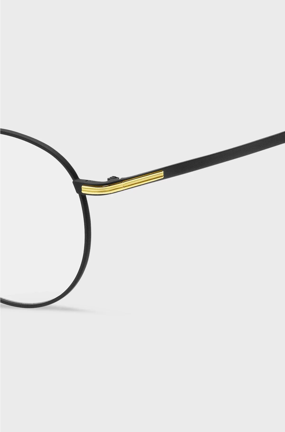 BLACK-STEEL OPTICAL FRAMES WITH SIGNATURE HARDWARE
