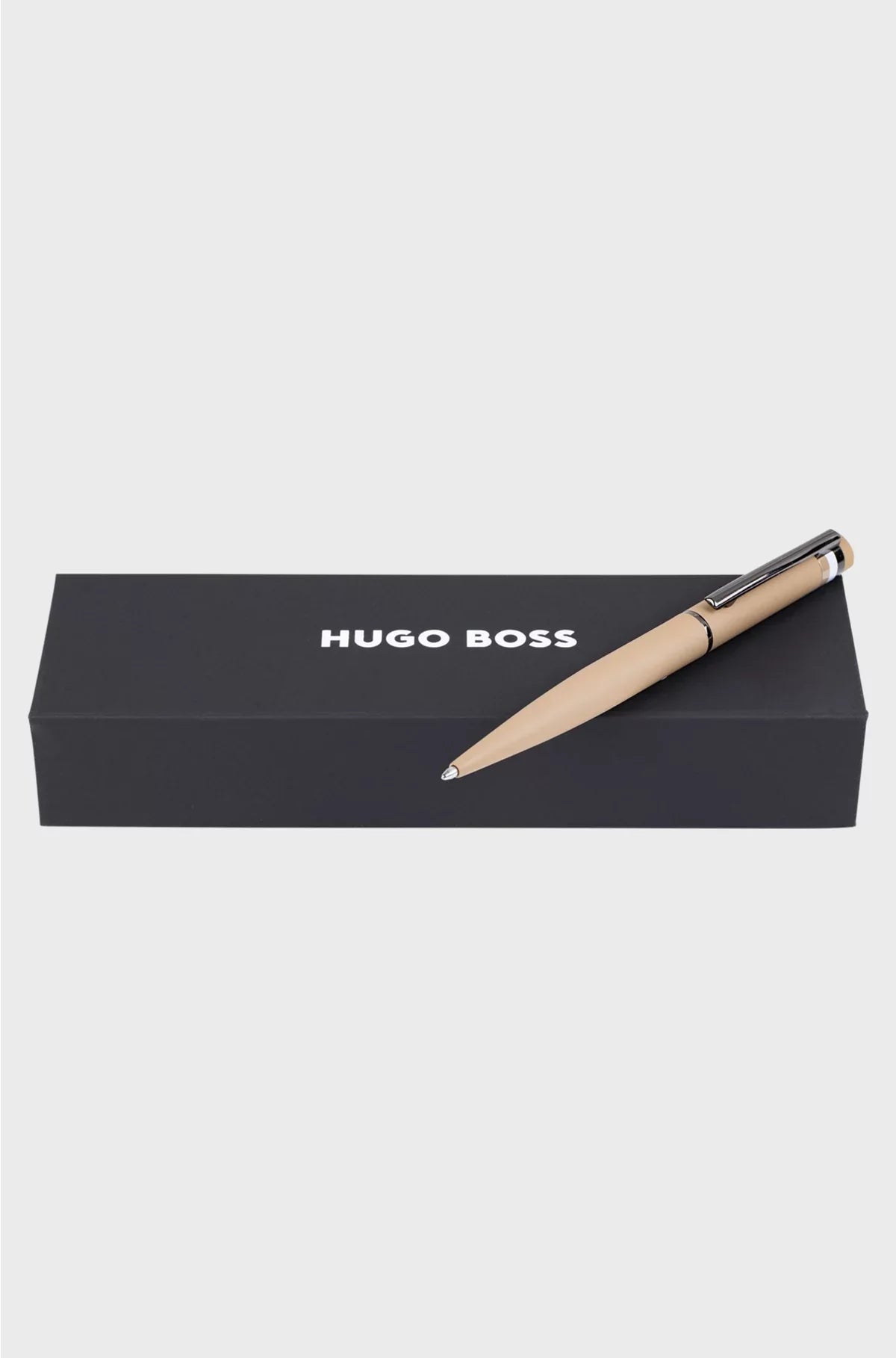 PENNA A SFERA CAMEL CON DETTAGLIO A RIGHE SIGILLO