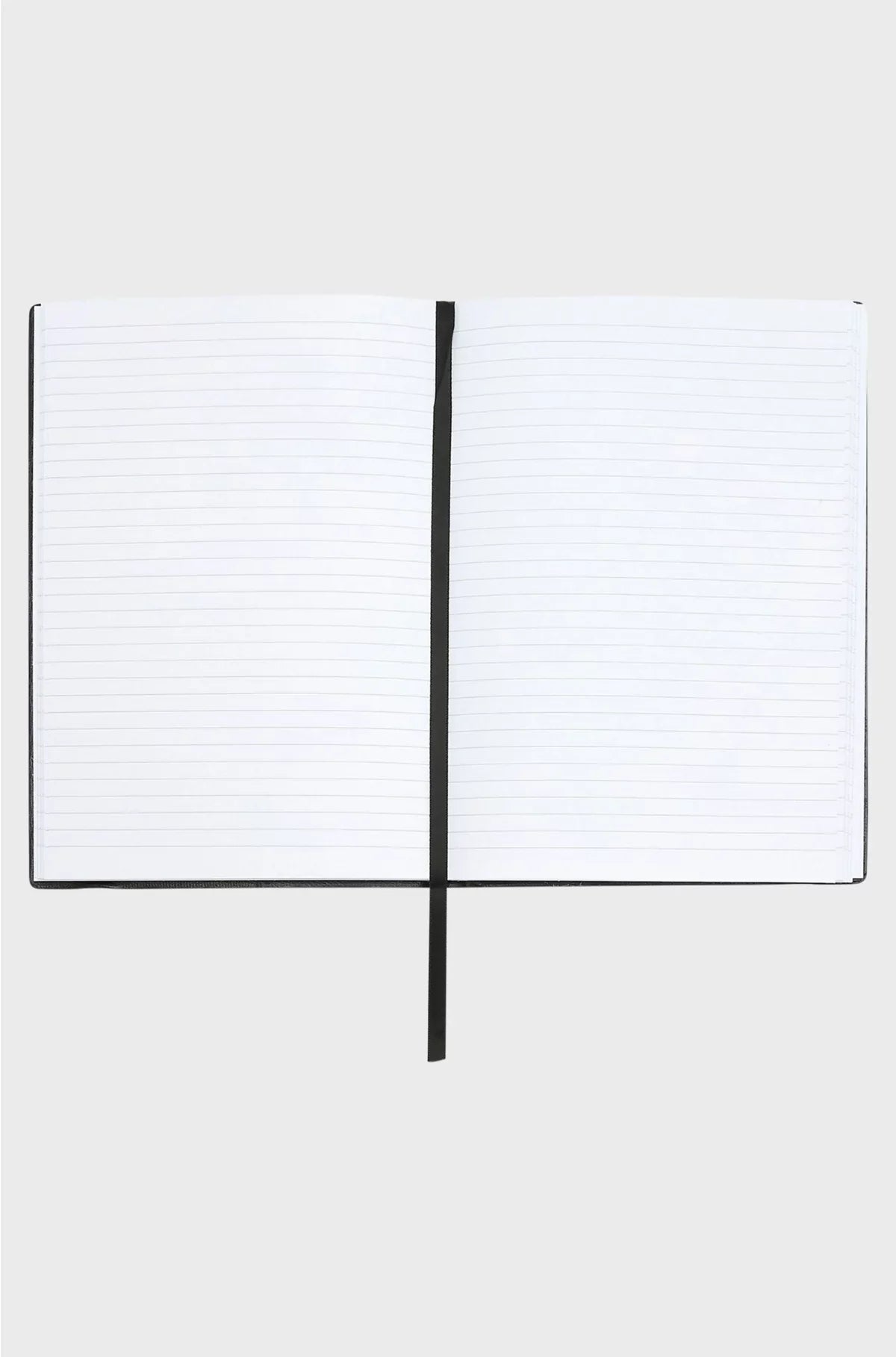 BLACK A5 NOTEBOOK AND BRASS FOUNTAIN PEN SET