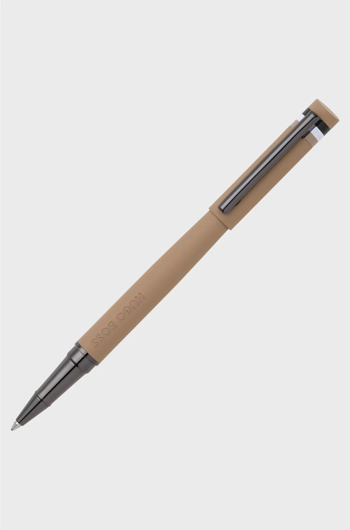 PENNA ROLLER CON LOGO A CAMMELLO E CAPPUCCIO A RIGHE DISTINTIVE