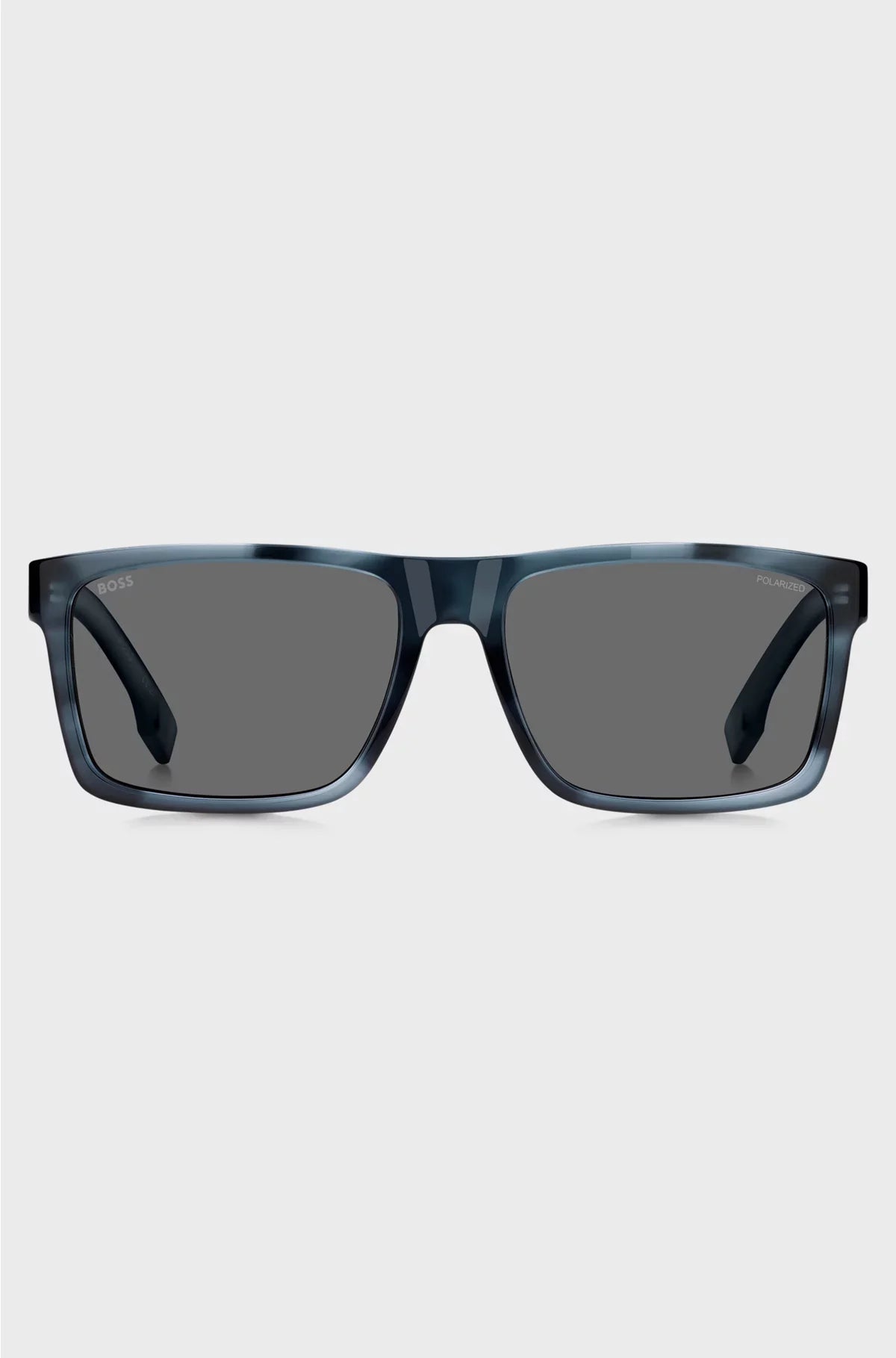 BLUE-ACETATE SUNGLASSES WITH PATTERNED FRAMES