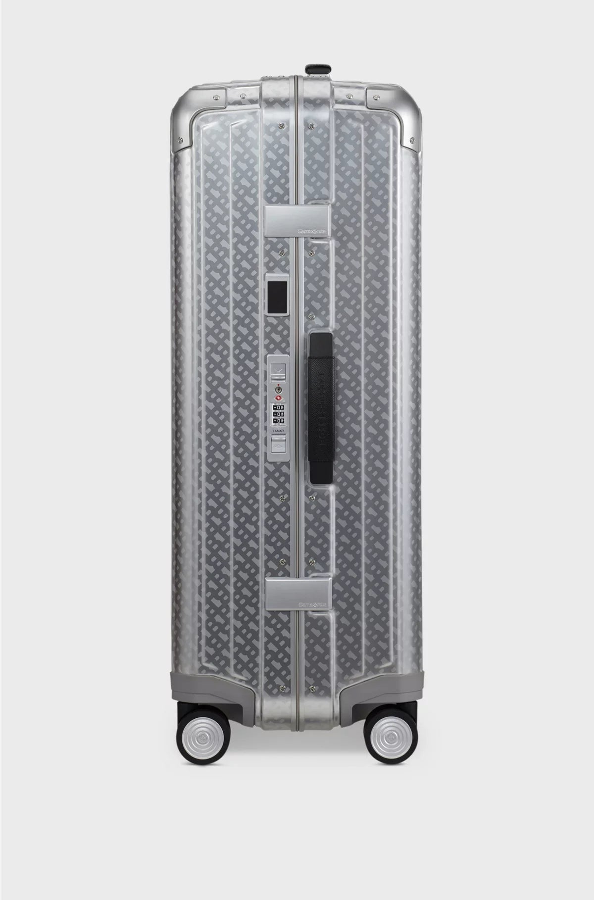 SILVER ALUMINIUM SUITCASE 76CM
