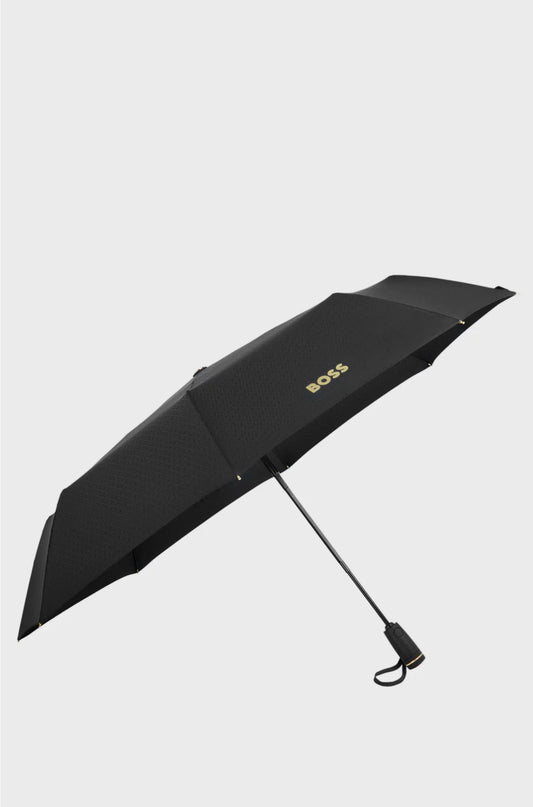 OMBRELLO TASCABILE MONOGRAM-CANOPY NERO E ORO