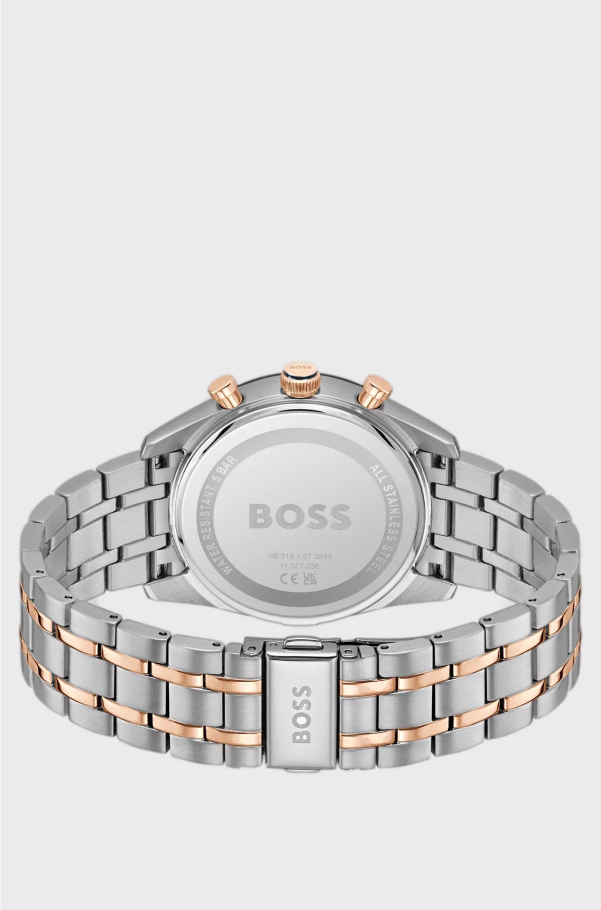 OROLOGIO TOURMASTER CON QUADRANTE BLU E BRACCIALE BICOLORE