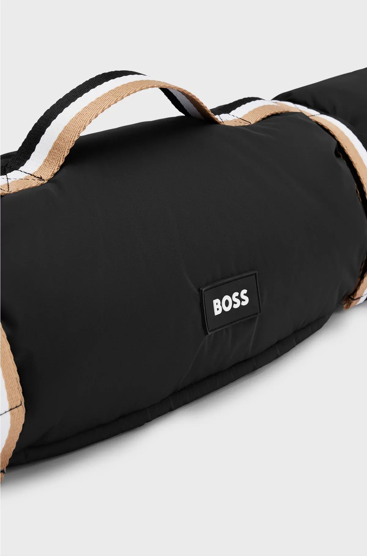 PORTABLE DOG MAT WITH SHERPA LINING