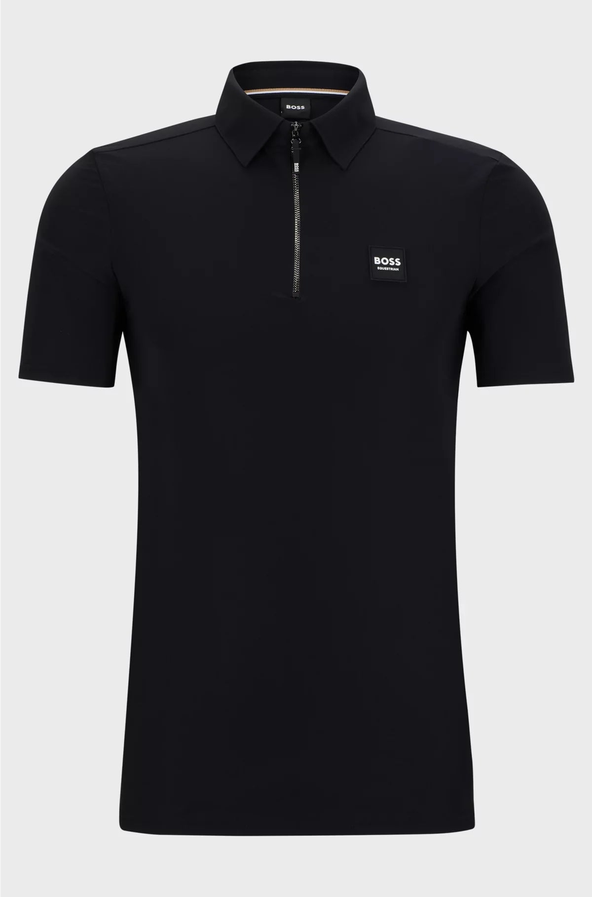 EQUESTRIAN TRAINING SHIRT WITH SIGNATURE LOGO PATCH