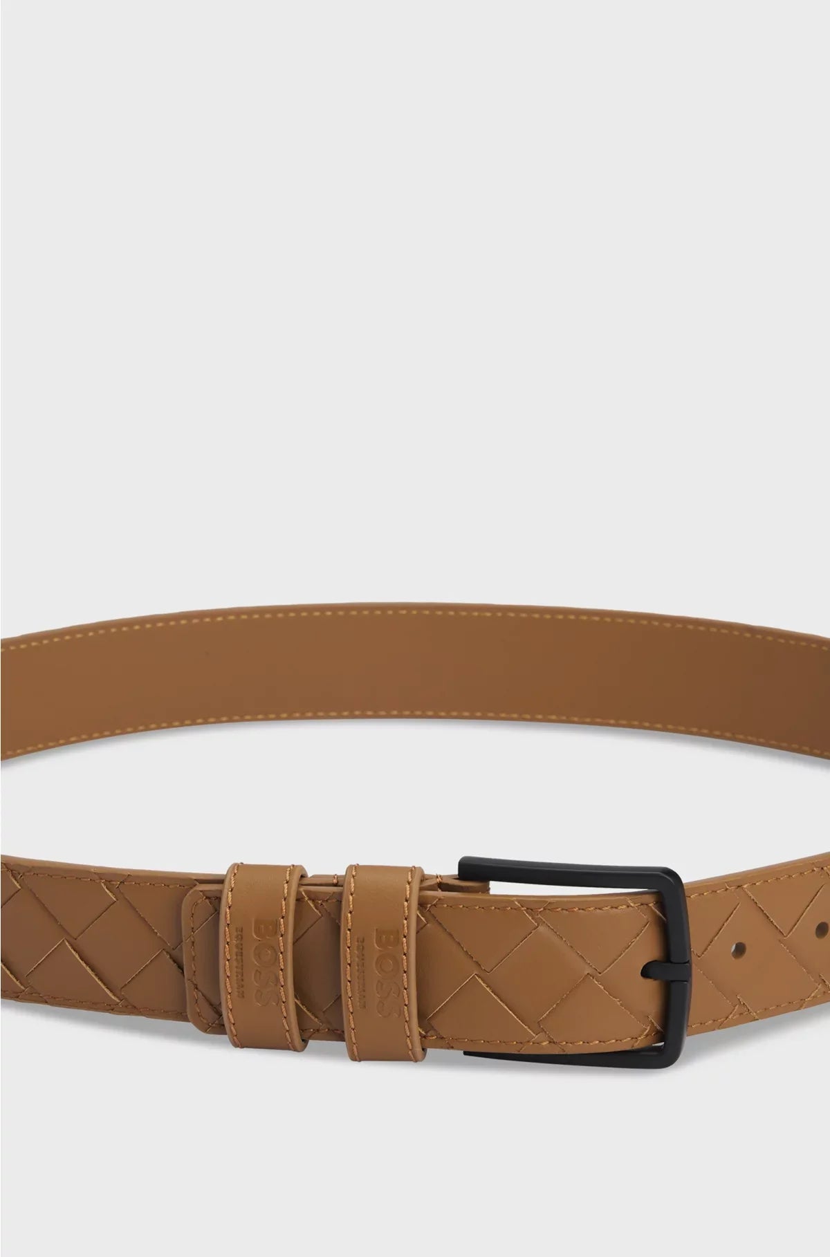 EQUESTRIAN BELT IN BRAIDED LEATHER