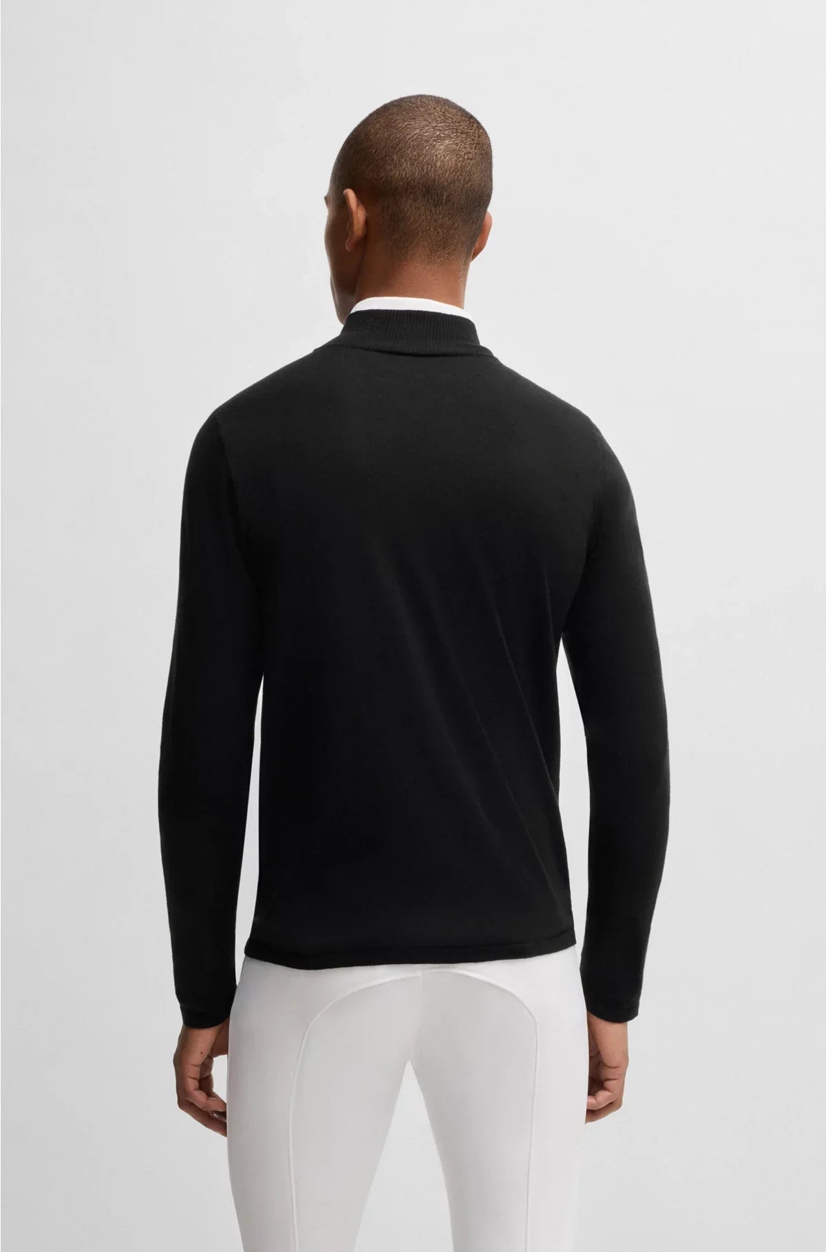EQUESTRIAN TROYER SWEATER WITH LOGO PATCH