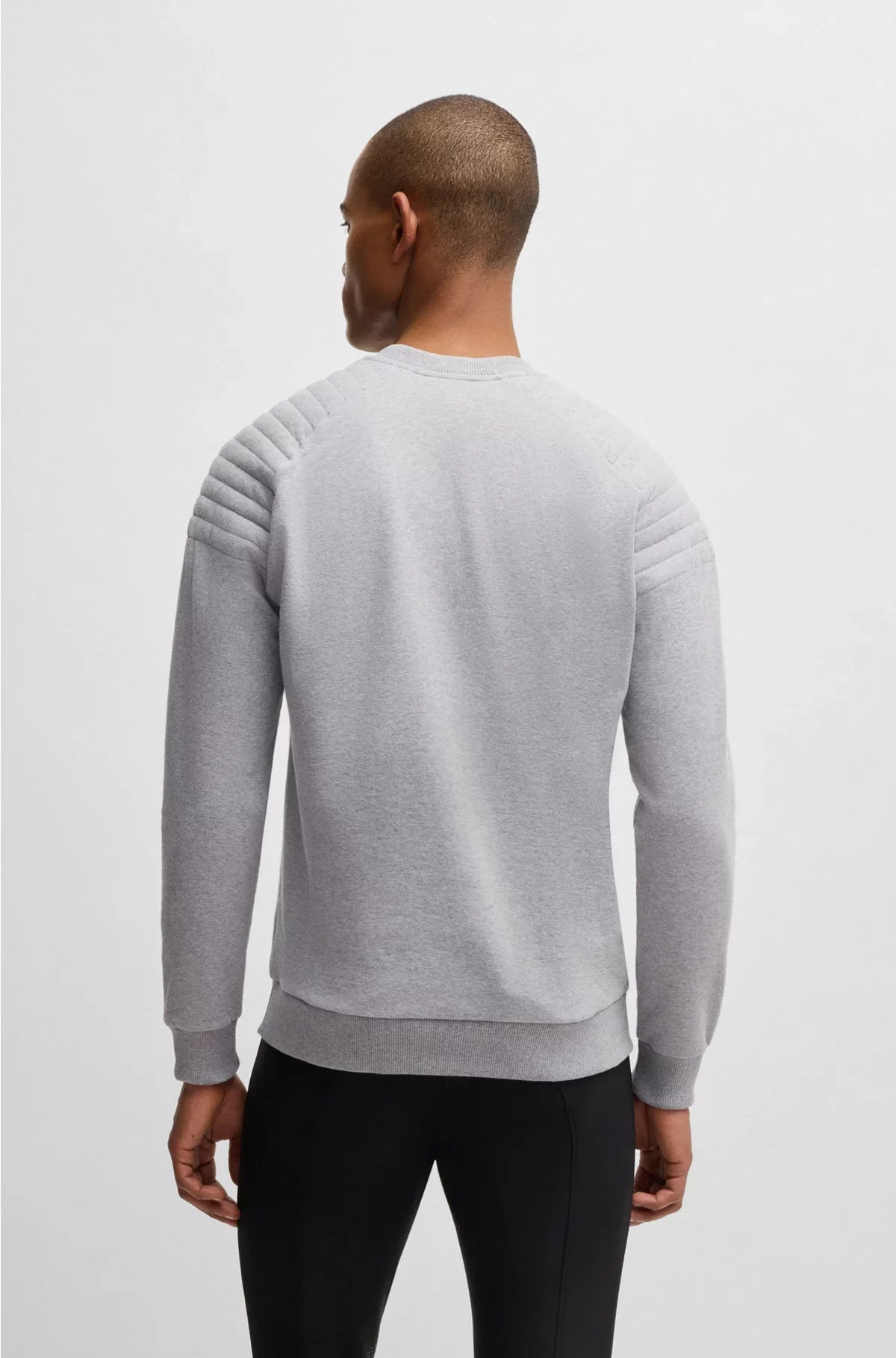 FELPA EQUESTRE IN COTONE ELASTICIZZATO CON CUCITURE SULLE SPALLE