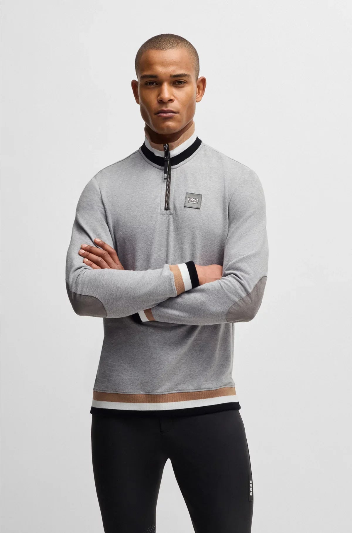 EQUESTRIAN TROYER SWEATSHIRT IN STRETCH COTTON