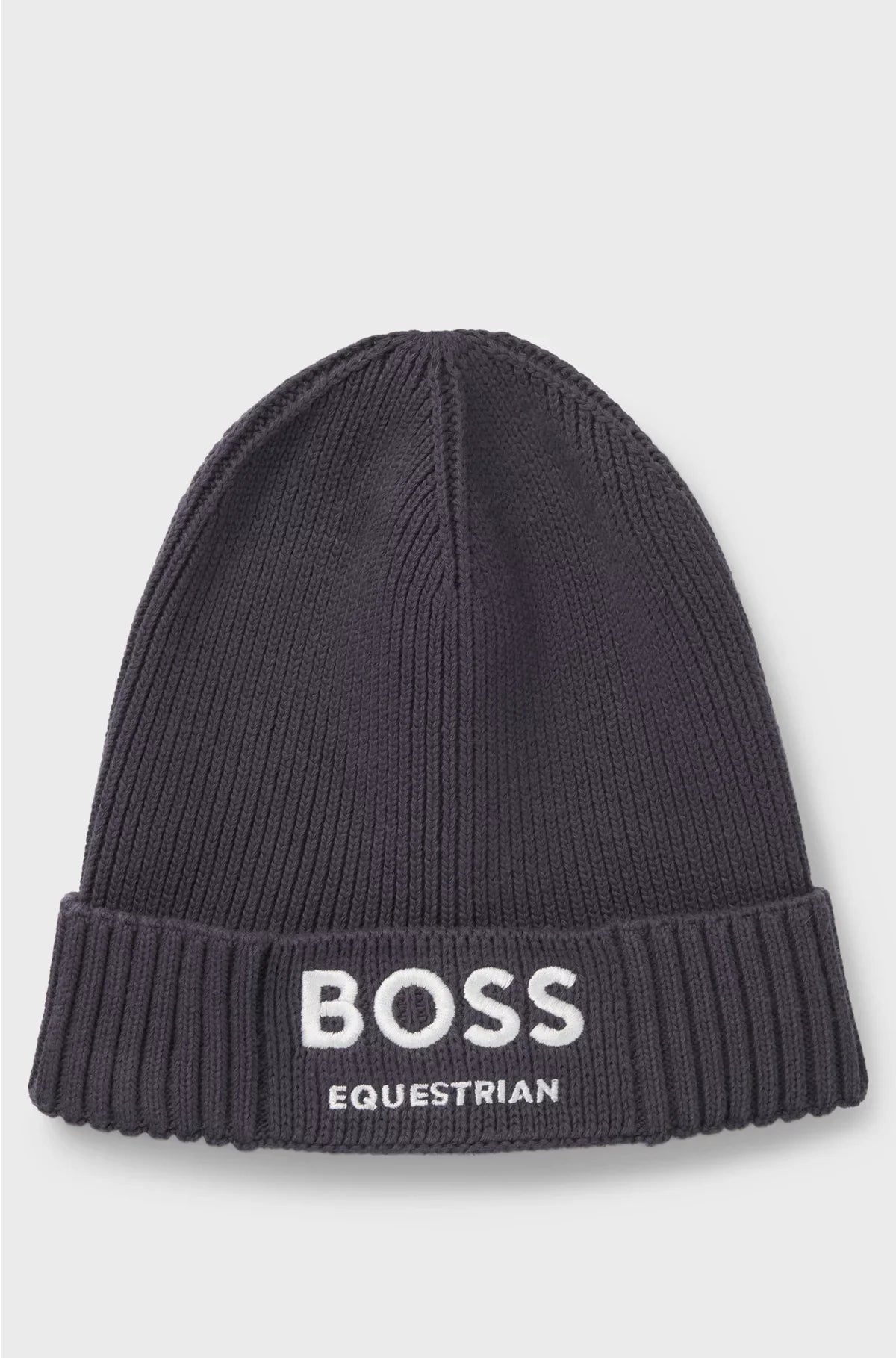 EQUESTRIAN FISHERMAN BEANIE HAT IN COTTON