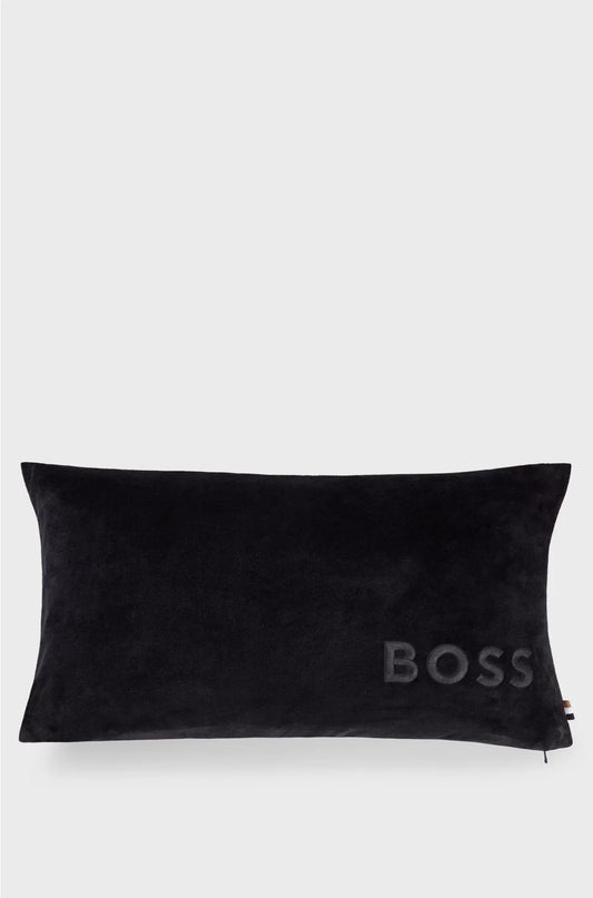 FEDERA CUSCINO IN MISTO COTONE RICAMATA CON LOGO