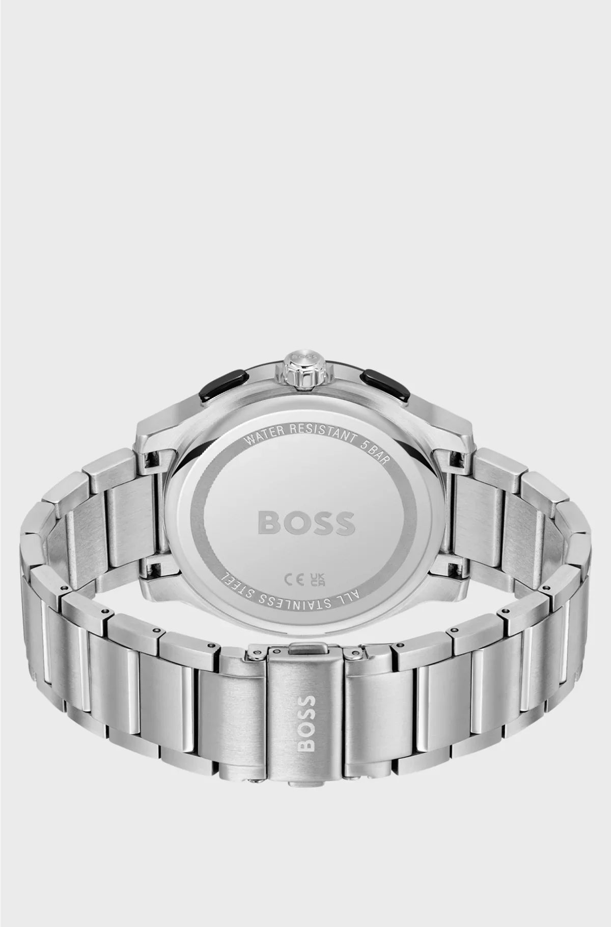 OROLOGIO CRONOGRAFO IN ACCIAIO INOSSIDABILE CON QUADRANTE BLU OPACO
