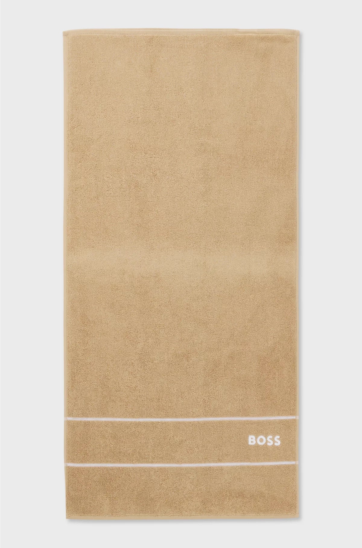 COTTON HAND TOWEL WITH WHITE LOGO EMBROIDERY