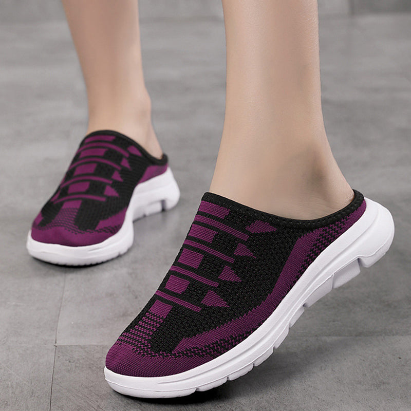 Comfortable and breathable slippers with closed toes