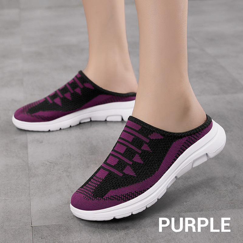 Comfortable and breathable slippers with closed toes