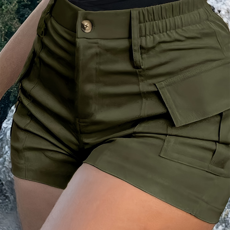 🥳SUMMER HOT SALE🥳💞50K+ SOLD!💥50% OFF! 🔥Women's High-Waist Cargo Shorts with Pockets— Free Shipping For Two Pieces