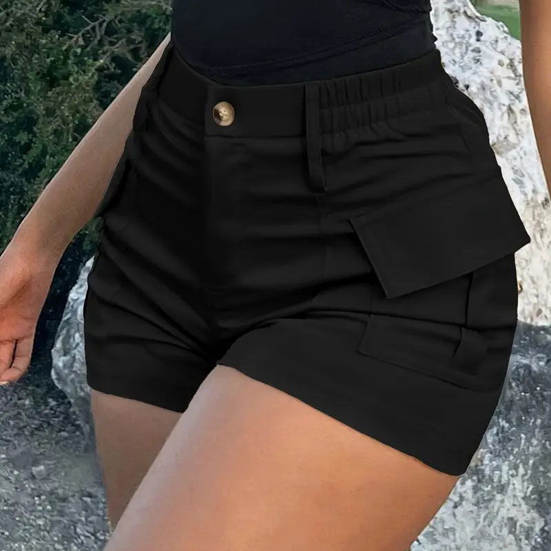 🥳SUMMER HOT SALE🥳💞50K+ SOLD!💥50% OFF! 🔥Women's High-Waist Cargo Shorts with Pockets— Free Shipping For Two Pieces