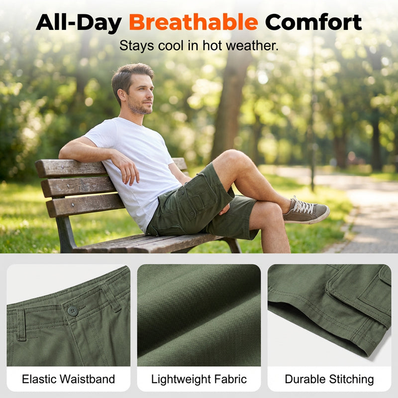 Men's Outdoor Casual Cargo Shorts