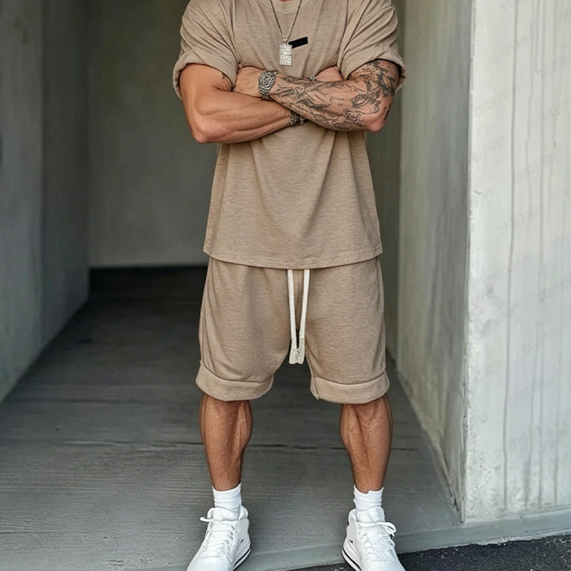 🎁New arrival 50% OFF💥Men's Casual T-Shirt & Shorts Set