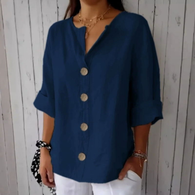 🔥 Hot sale 50% OFF🔥Women's Loose Fashion Button Top